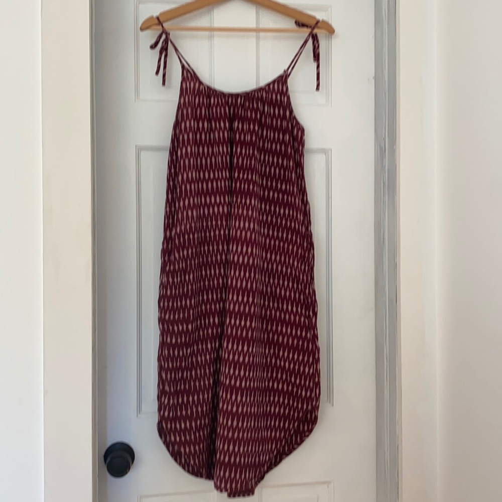 Ikat adjustable Madewell dress